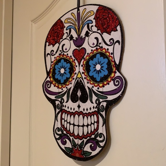 Sugar skull day of dead/Dia de Los Muertos decor Halloween - Picture 3 of 16